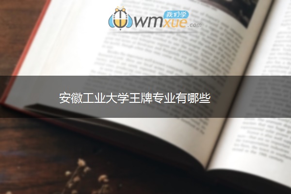 安徽工业大学王牌专业有哪些