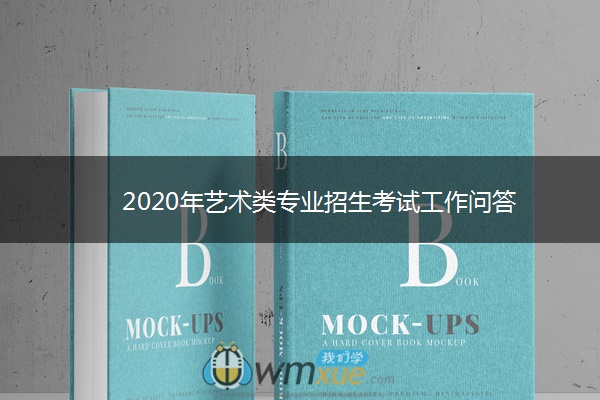 2020年艺术类专业招生考试工作问答
